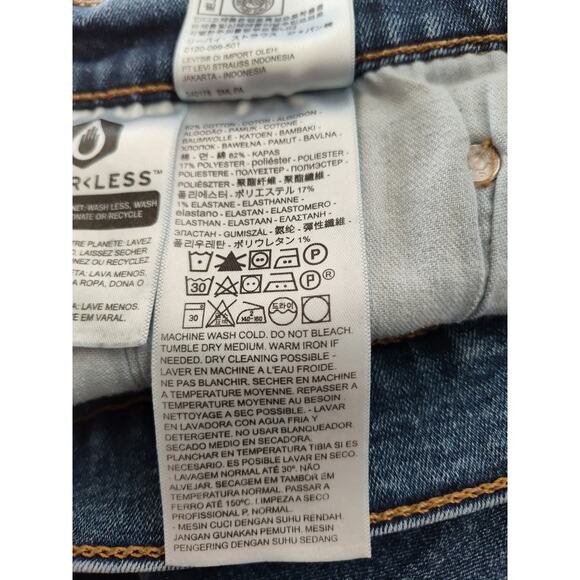 LEVI 502 BOOTCUT JEANS SIZE 33 X 32 10.5" RISE - Picture 7 of 7